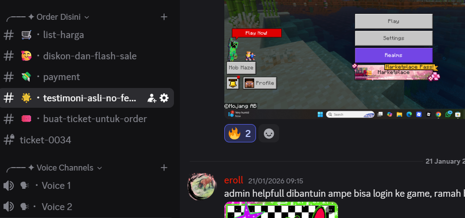 Screenshot Discord